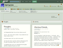Tablet Screenshot of nightingxgale.deviantart.com