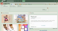Desktop Screenshot of mylightbluesky.deviantart.com