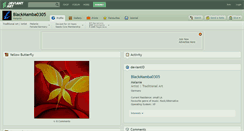 Desktop Screenshot of blackmamba0305.deviantart.com