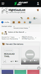 Mobile Screenshot of nightsoullost.deviantart.com