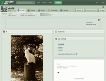 Tablet Screenshot of kimlik.deviantart.com