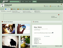 Tablet Screenshot of kreasunset.deviantart.com