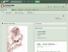 Tablet Screenshot of northernlight.deviantart.com