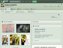 Tablet Screenshot of deidara-artisbang.deviantart.com