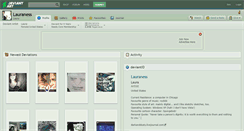 Desktop Screenshot of lauraness.deviantart.com