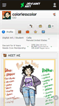 Mobile Screenshot of colorlesscolor.deviantart.com