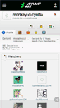 Mobile Screenshot of monkey-d-cyntia.deviantart.com