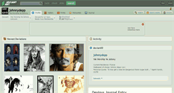 Desktop Screenshot of johnnydepp.deviantart.com