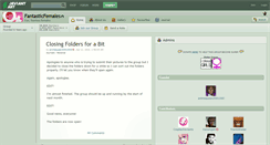 Desktop Screenshot of fantasticfemales.deviantart.com