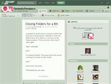 Tablet Screenshot of fantasticfemales.deviantart.com