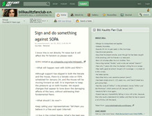Tablet Screenshot of billkaulitzfanclub-x.deviantart.com