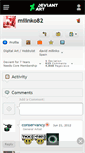 Mobile Screenshot of milinko82.deviantart.com