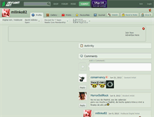 Tablet Screenshot of milinko82.deviantart.com
