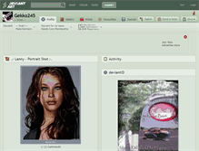 Tablet Screenshot of gekko245.deviantart.com