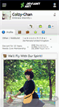 Mobile Screenshot of colzy-chan.deviantart.com