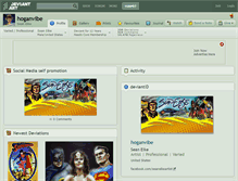 Tablet Screenshot of hoganvibe.deviantart.com