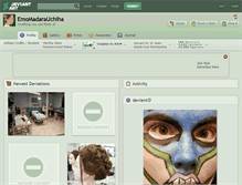Tablet Screenshot of emomadarauchiha.deviantart.com