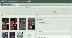 Desktop Screenshot of ladyofregret.deviantart.com