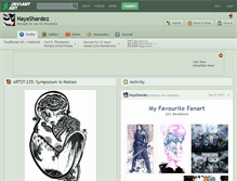 Tablet Screenshot of nayashardez.deviantart.com