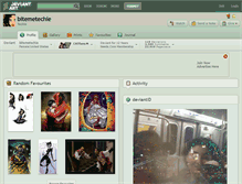 Tablet Screenshot of bitemetechie.deviantart.com