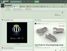 Tablet Screenshot of nccwarp9.deviantart.com