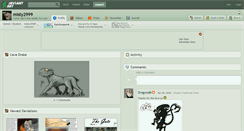 Desktop Screenshot of misty2999.deviantart.com