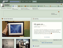 Tablet Screenshot of fotofori.deviantart.com