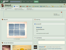 Tablet Screenshot of noisecult.deviantart.com
