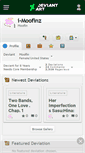 Mobile Screenshot of i-moofinz.deviantart.com