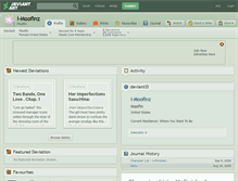 Tablet Screenshot of i-moofinz.deviantart.com
