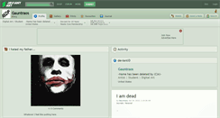 Desktop Screenshot of gauntraos.deviantart.com