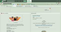 Desktop Screenshot of mooihorsedesigns.deviantart.com