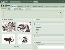Tablet Screenshot of jakybau.deviantart.com