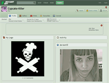 Tablet Screenshot of cupcake-killer.deviantart.com