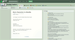 Desktop Screenshot of dissidia-couples.deviantart.com