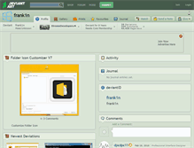 Tablet Screenshot of frank1n.deviantart.com