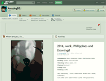 Tablet Screenshot of amazingegj.deviantart.com