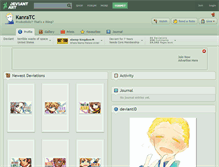 Tablet Screenshot of kanratc.deviantart.com