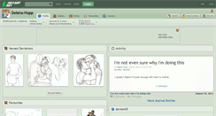Desktop Screenshot of delena-hupp.deviantart.com
