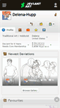 Mobile Screenshot of delena-hupp.deviantart.com