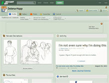 Tablet Screenshot of delena-hupp.deviantart.com