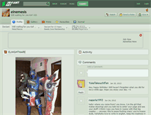 Tablet Screenshot of elnemesis.deviantart.com