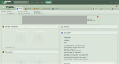 Desktop Screenshot of firelilly.deviantart.com