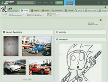 Tablet Screenshot of ca9.deviantart.com
