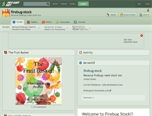 Tablet Screenshot of firebug-stock.deviantart.com