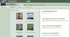 Desktop Screenshot of any-adoptables.deviantart.com