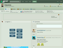 Tablet Screenshot of enjoumou.deviantart.com