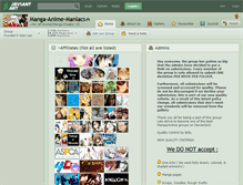 Tablet Screenshot of manga-anime-maniacs.deviantart.com