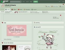 Tablet Screenshot of mitsuki-kirisame.deviantart.com