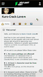 Mobile Screenshot of kuro-crack-love.deviantart.com
